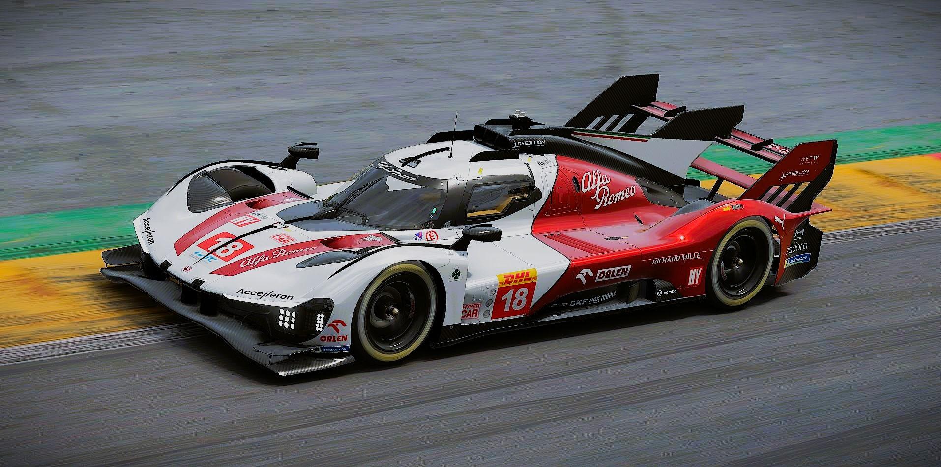 Preview of Alfa Romeo 499P - WEC Livery Concept - White by Samuel J Ball