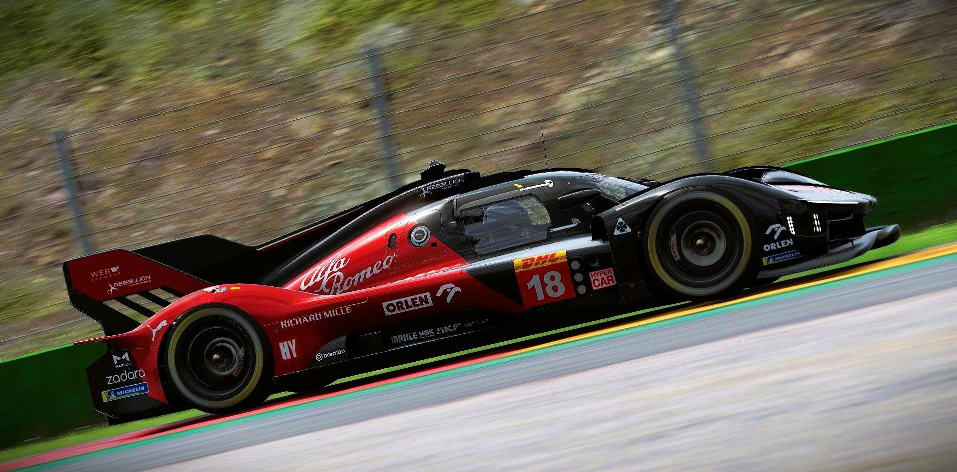 Preview of Alfa Romeo 499P - WEC Livery Concept - Black by Samuel J Ball