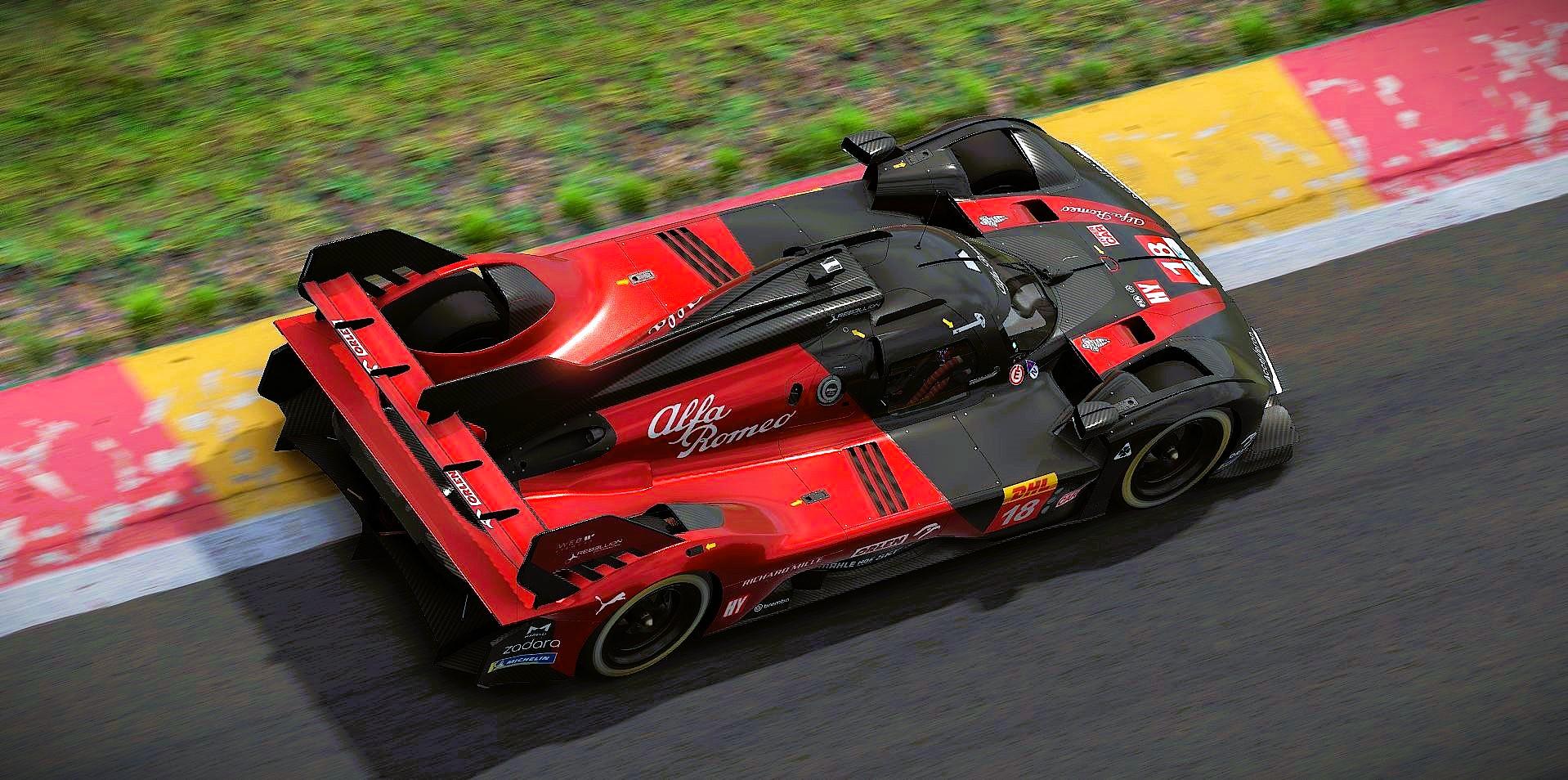 Preview of Alfa Romeo 499P - WEC Livery Concept - Black by Samuel J Ball