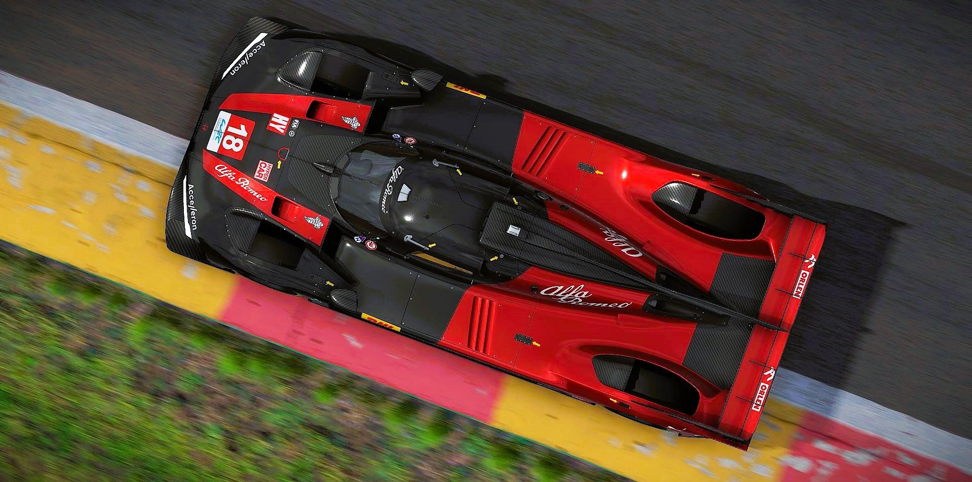 Preview of Alfa Romeo 499P - WEC Livery Concept - Black by Samuel J Ball