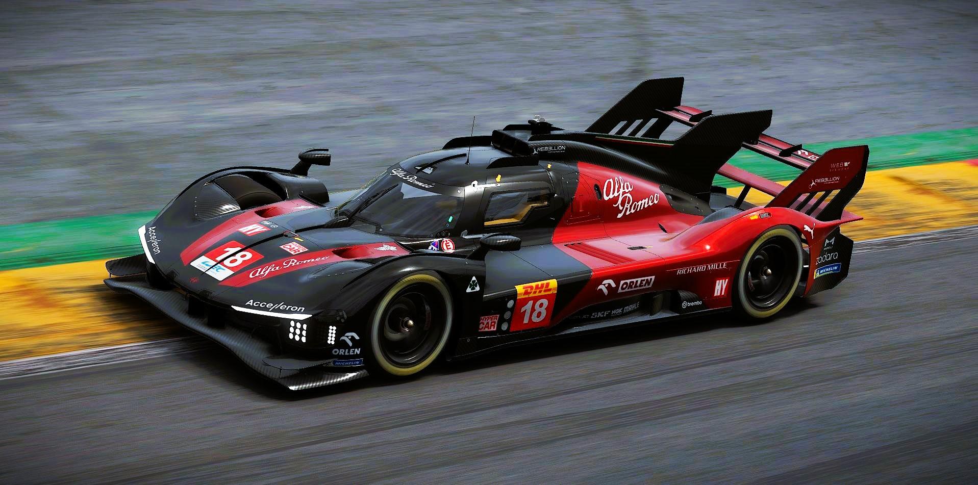 Preview of Alfa Romeo 499P - WEC Livery Concept - Black by Samuel J Ball