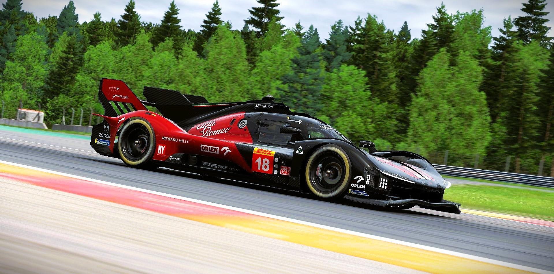 Preview of Alfa Romeo 499P - WEC Livery Concept - Black by Samuel J Ball