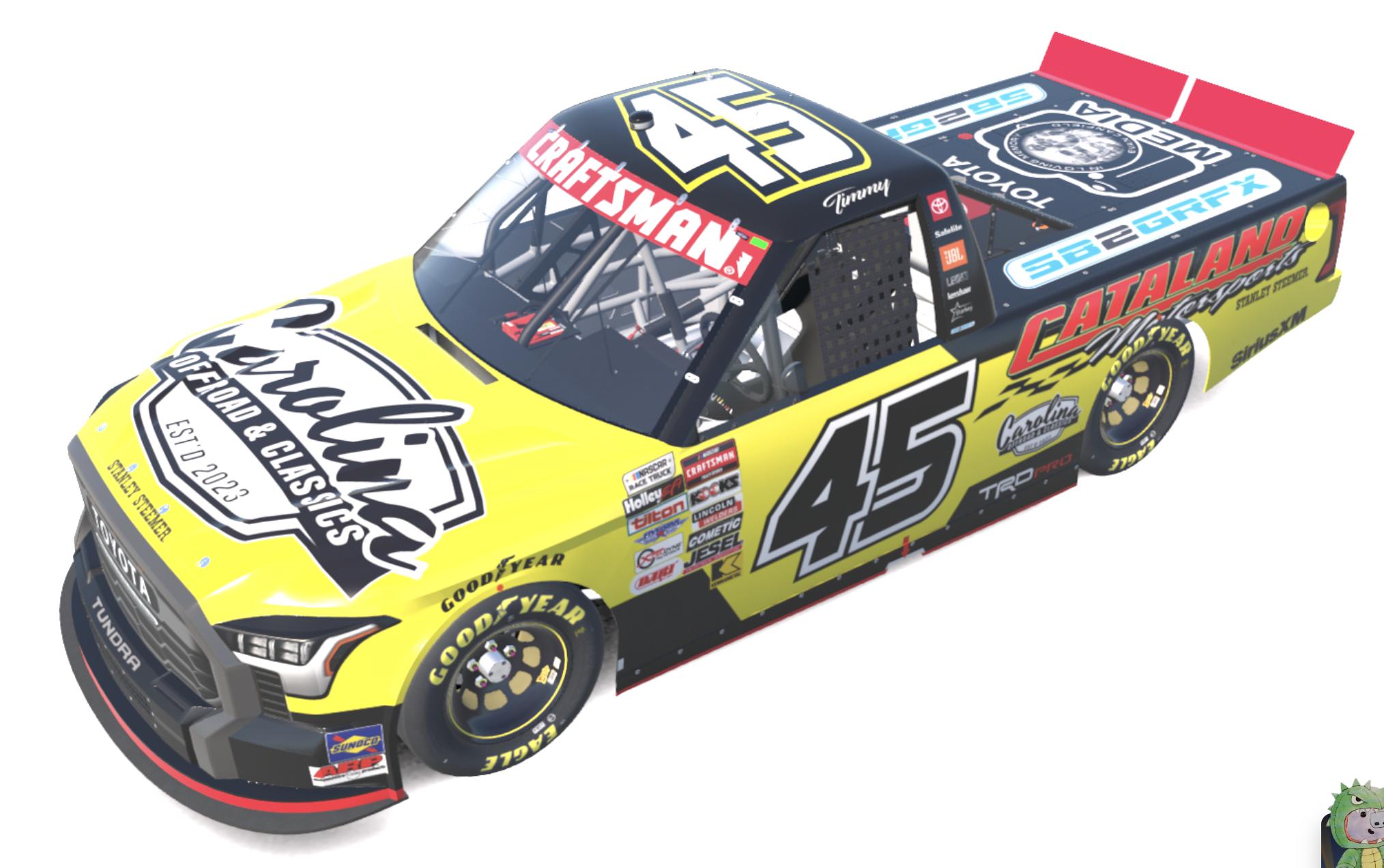 Preview of #45 Carolina Offroad & Classics Tundra - Timmy Catalano by Sam Ballard Jr