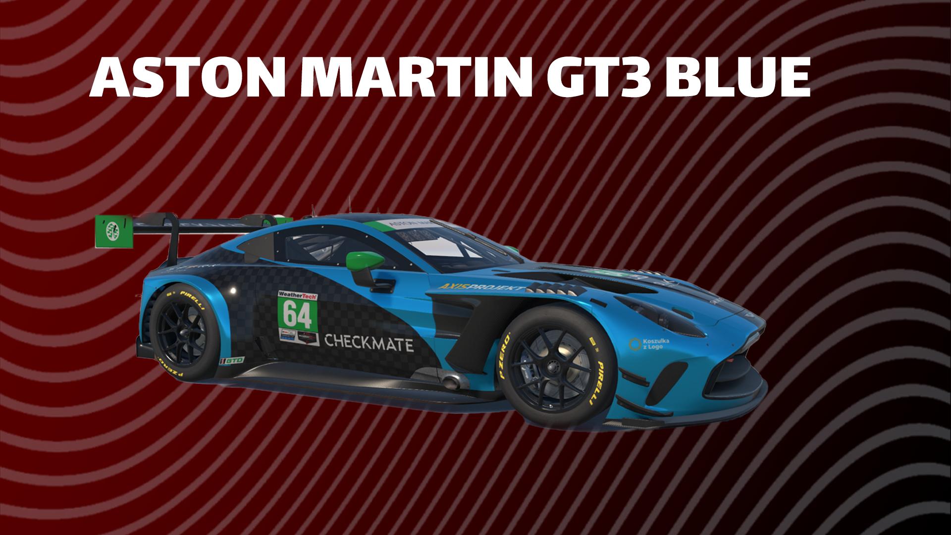 Preview of Aston Martin Vantage GT3 EVO Blue by Damian Nowocień