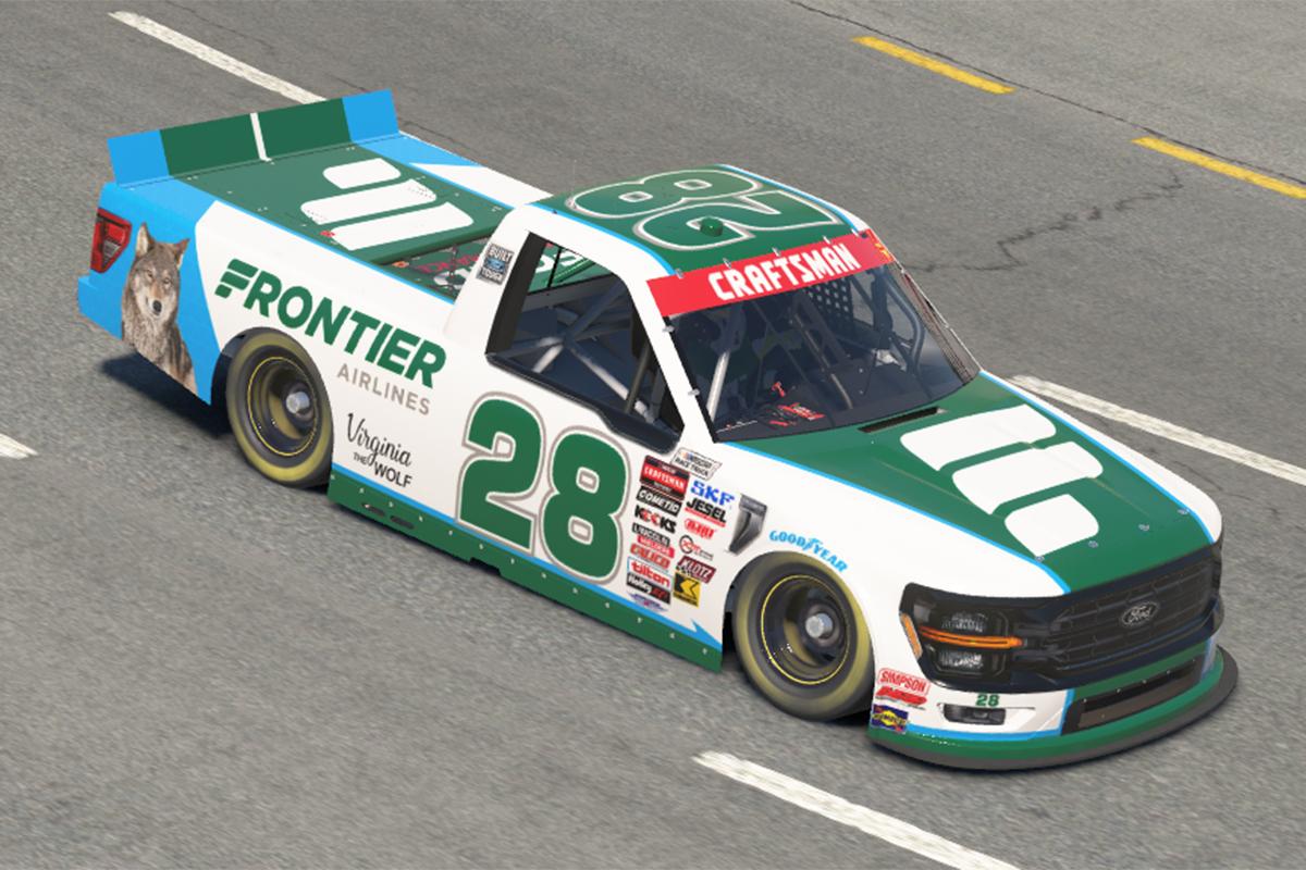 Preview of Frontier Airlines - Tail Animal Series: Virginia the Wolf by Daniel Bonner