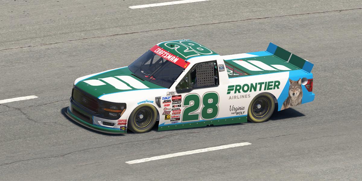 Preview of Frontier Airlines - Tail Animal Series: Virginia the Wolf by Daniel Bonner