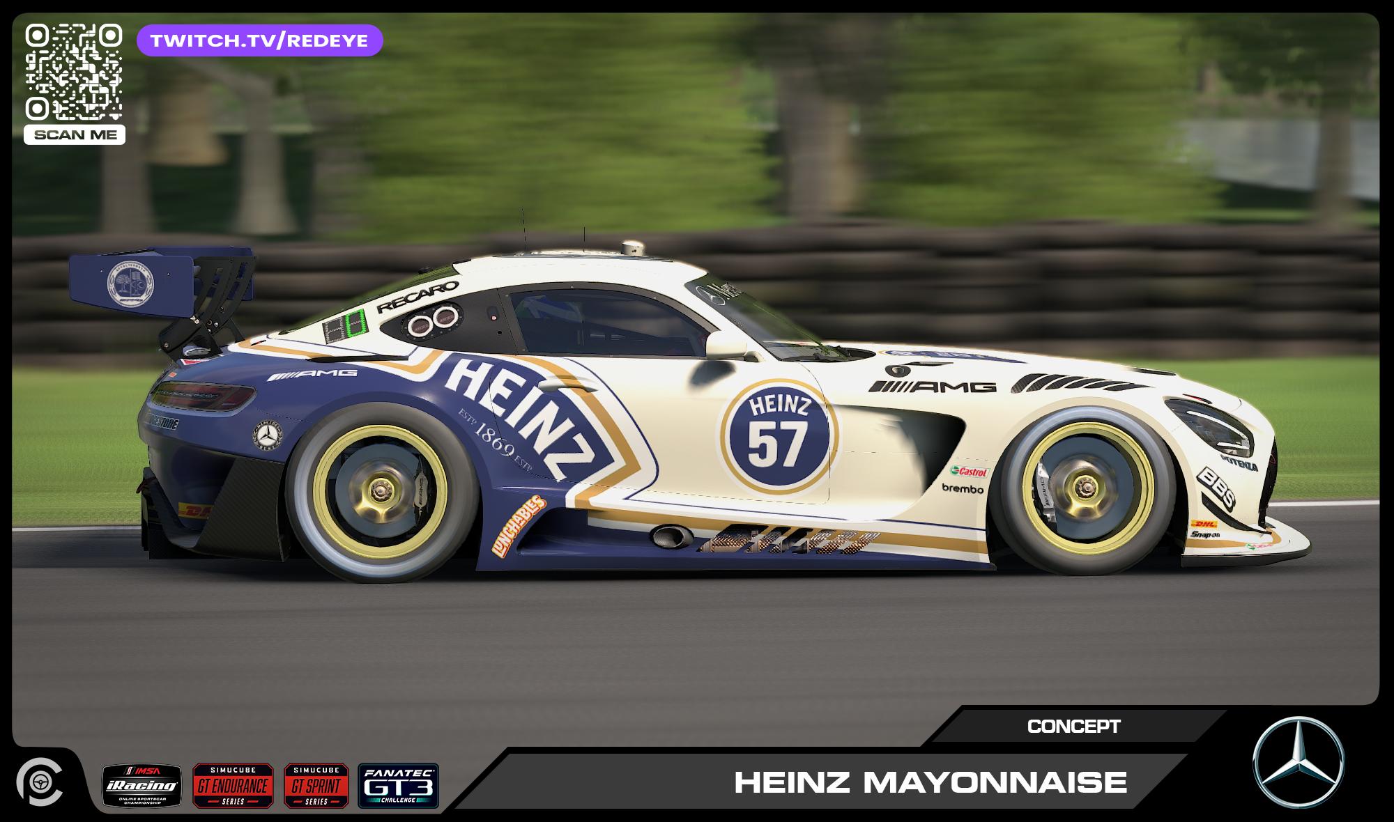 Preview of 2025 Heinz Mayonnaise AMG GT3 by Paul R Chaloner