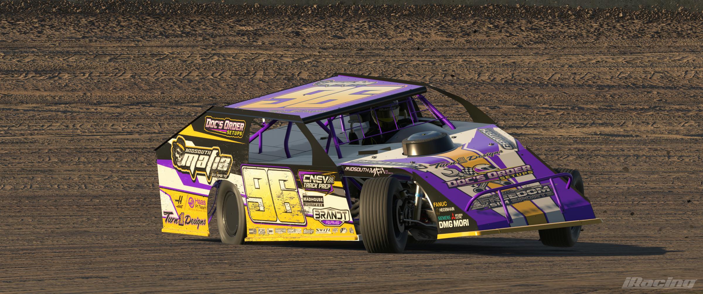 Preview of Robert "Doc" Breneman #96 S4 25 Dirt UMP Modified by Jon Gutekunst