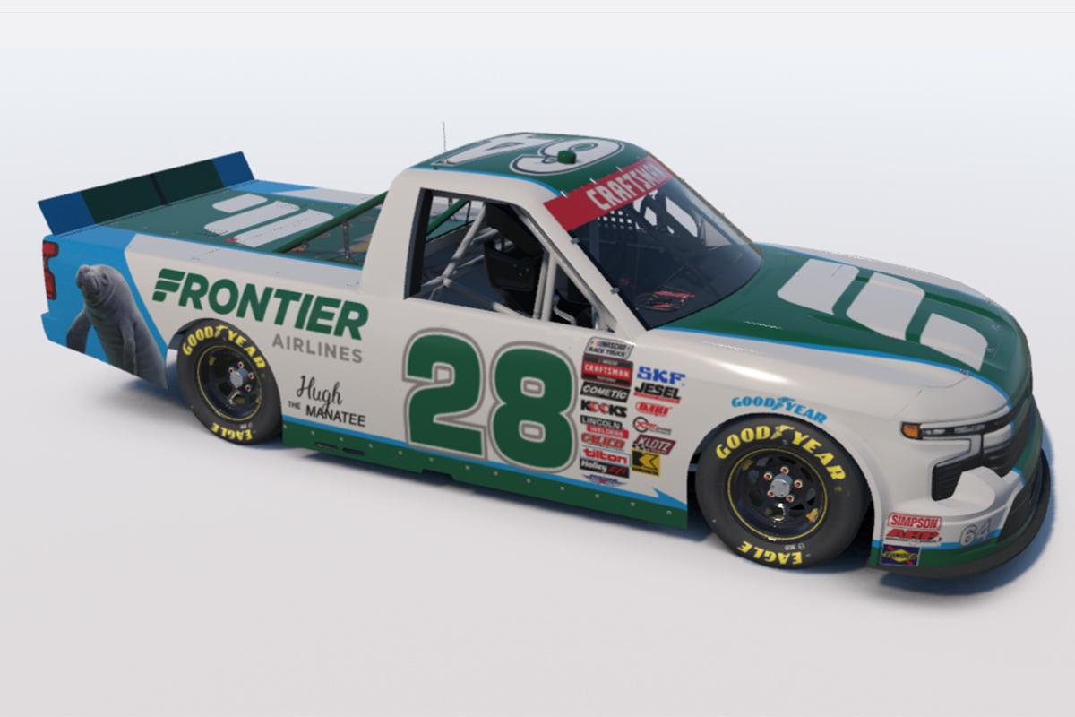 Preview of Frontier Airlines - Tail Animal Series: Hugh the Manatee by Daniel Bonner