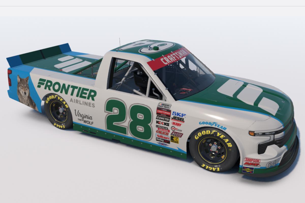 Preview of Frontier Airlines - Tail Animal Series: Virginia the Wolf by Daniel Bonner