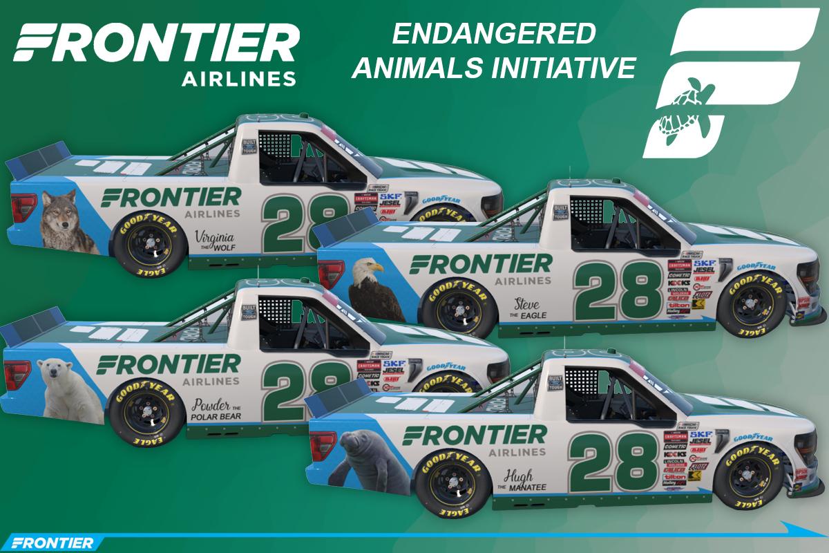 Preview of Frontier Airlines - Tail Animal Series: Virginia the Wolf by Daniel Bonner