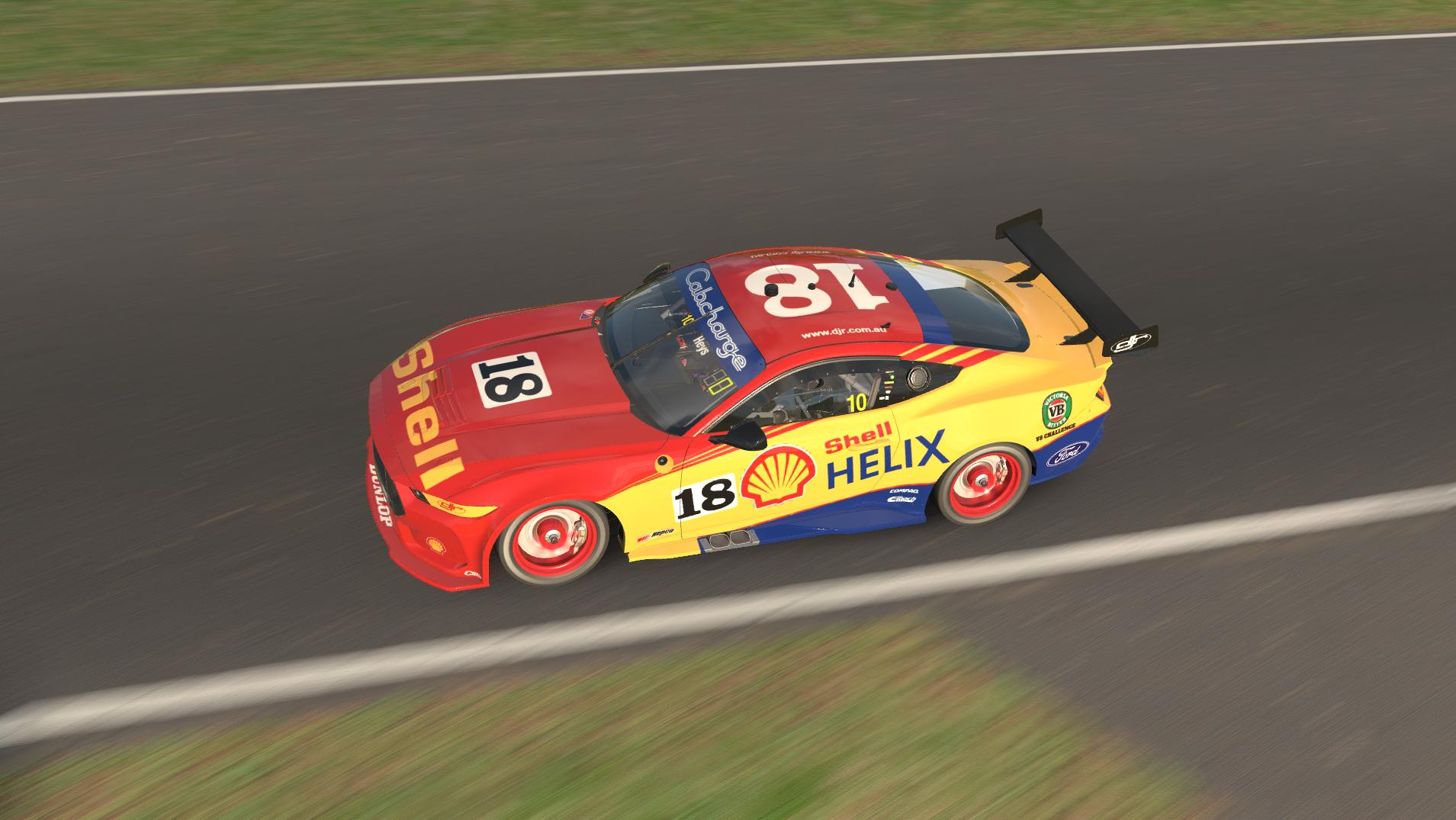 Preview of (Retro) Shell Helix Racing (Dick Johnson Racing) 2002 Livery - Car #18 - Driven by:- Paul "The Rat" Radisich by Brad Heys