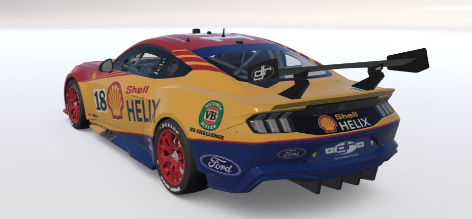 Preview of (Retro) Shell Helix Racing (Dick Johnson Racing) 2002 Livery - Car #18 - Driven by:- Paul "The Rat" Radisich by Brad Heys