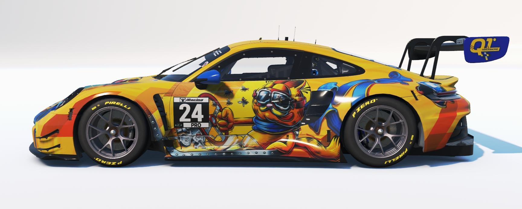 Preview of Porsche 992r GT3 Garfield by Don Craig
