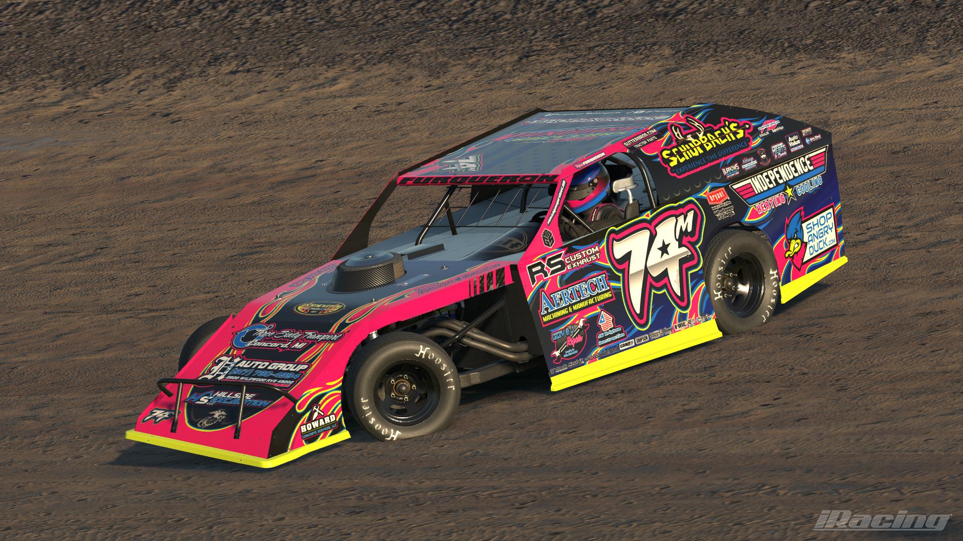 Preview of Manix Furqueron Official 2025 FLAMES Dirt UMP Modified (NO #s) by Manix Furqueron
