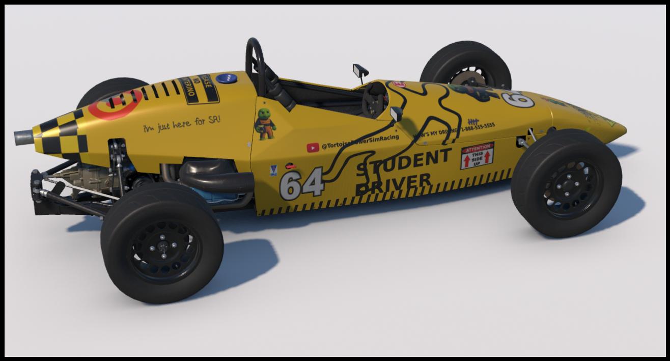 Preview of Student Driver - Custom Livery for Trevor Evans - Formula Vee by Jeremy Kerr
