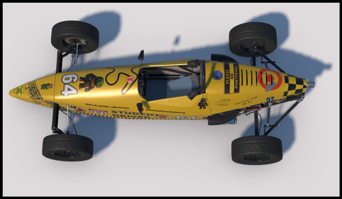 Preview of Student Driver - Custom Livery for Trevor Evans - Formula Vee by Jeremy Kerr