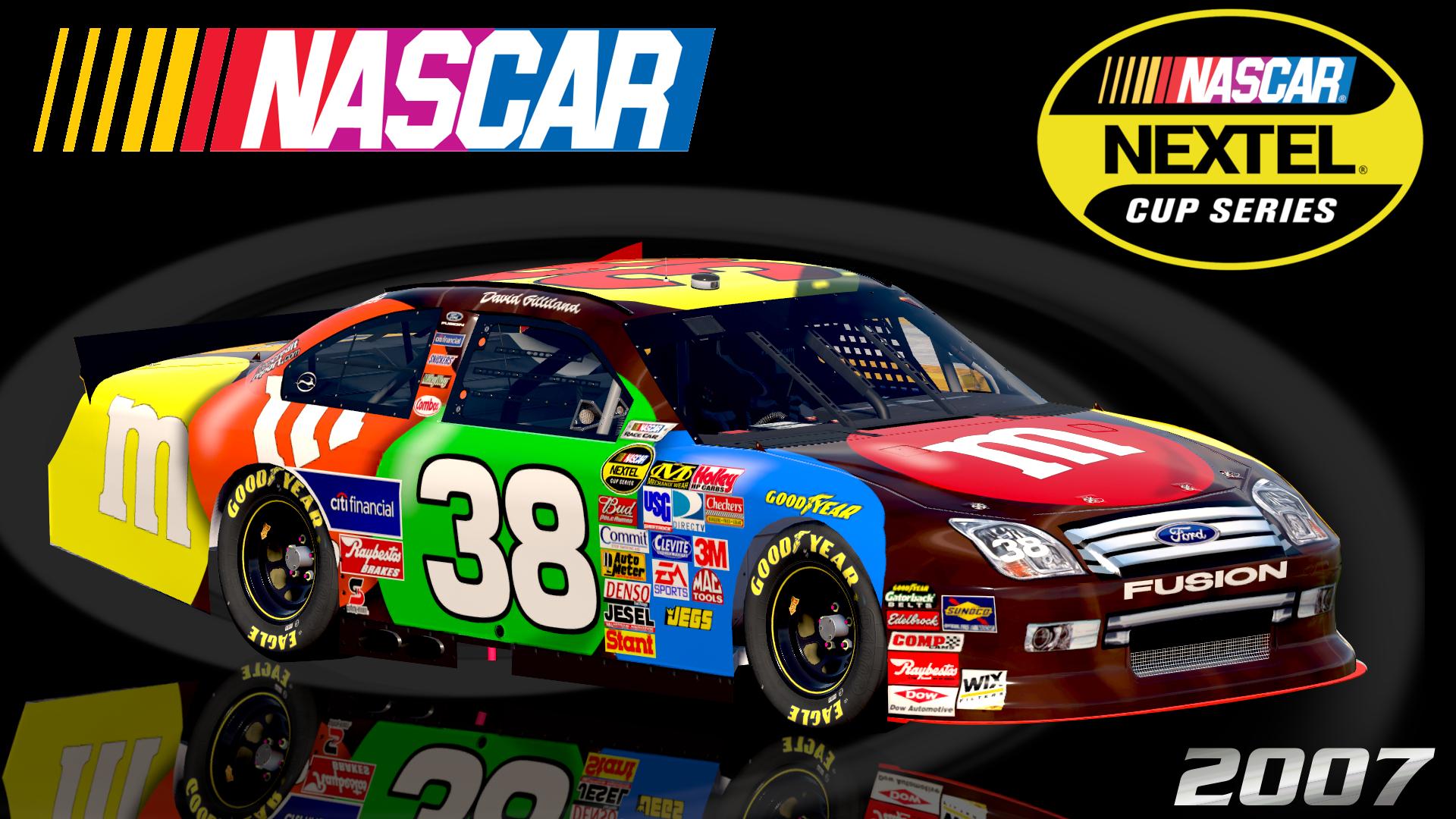 Preview of #38 David Gilliland 2007 M&Ms Ford Fusion COT Sim Stamped Number by Christian Budd