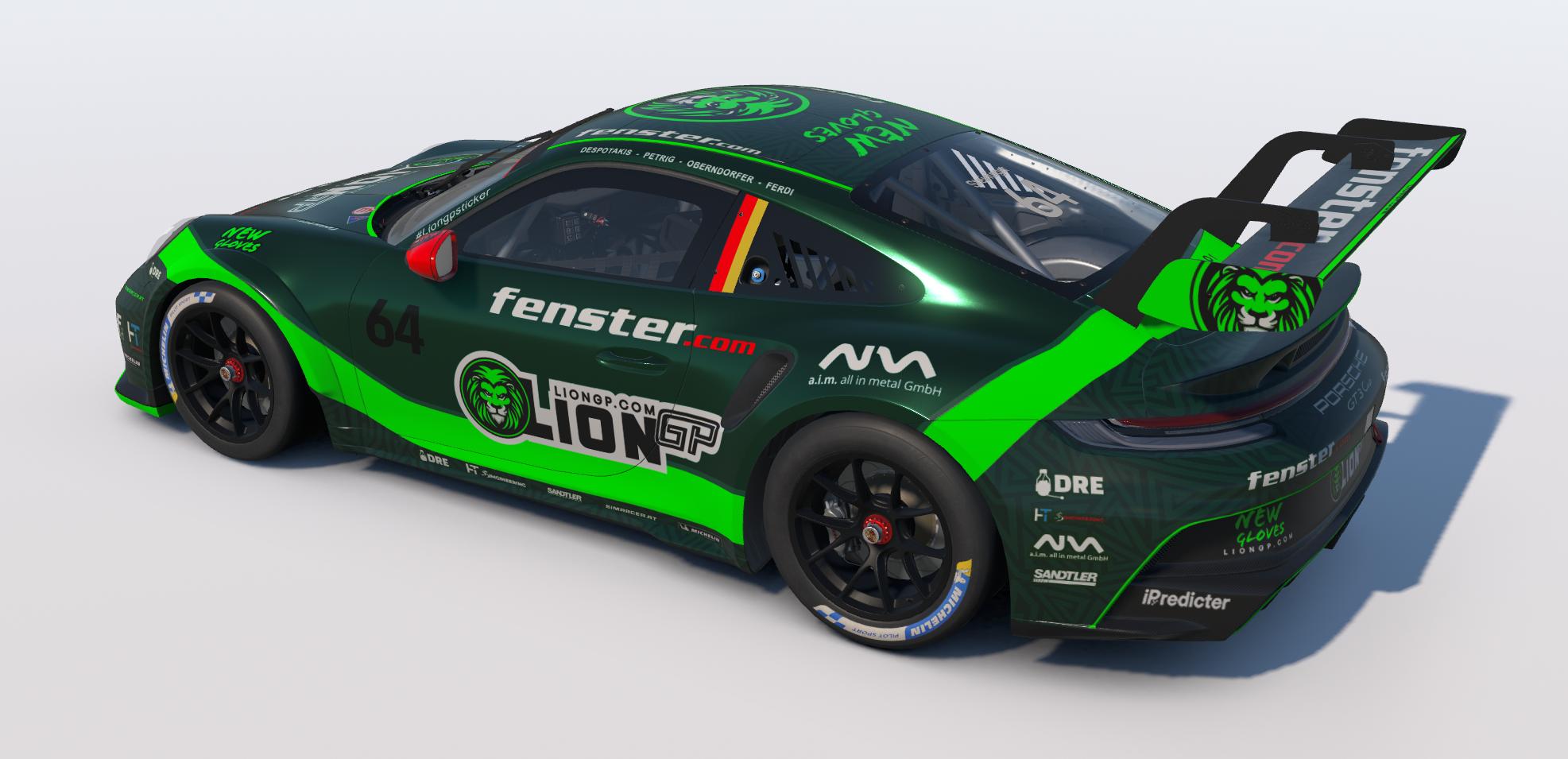 Preview of Porsche 911 GT3 Cup - LionGP-fenster.com - IVRA by Dennis F.