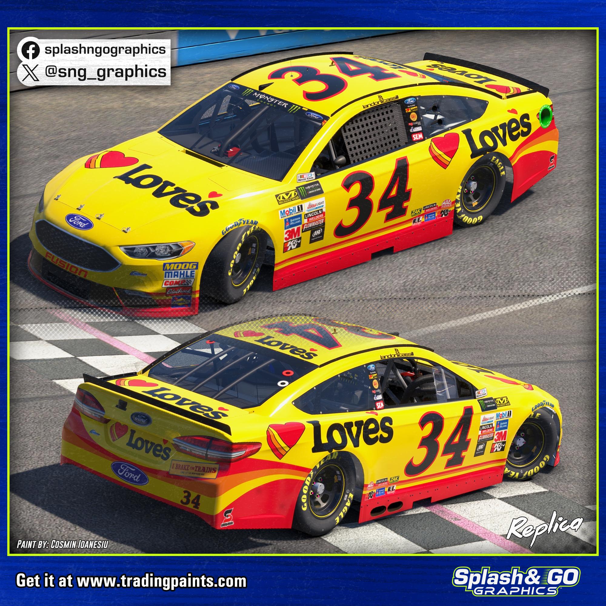 Preview of 2017 Landon Cassill Loves #34 by Cosmin I.