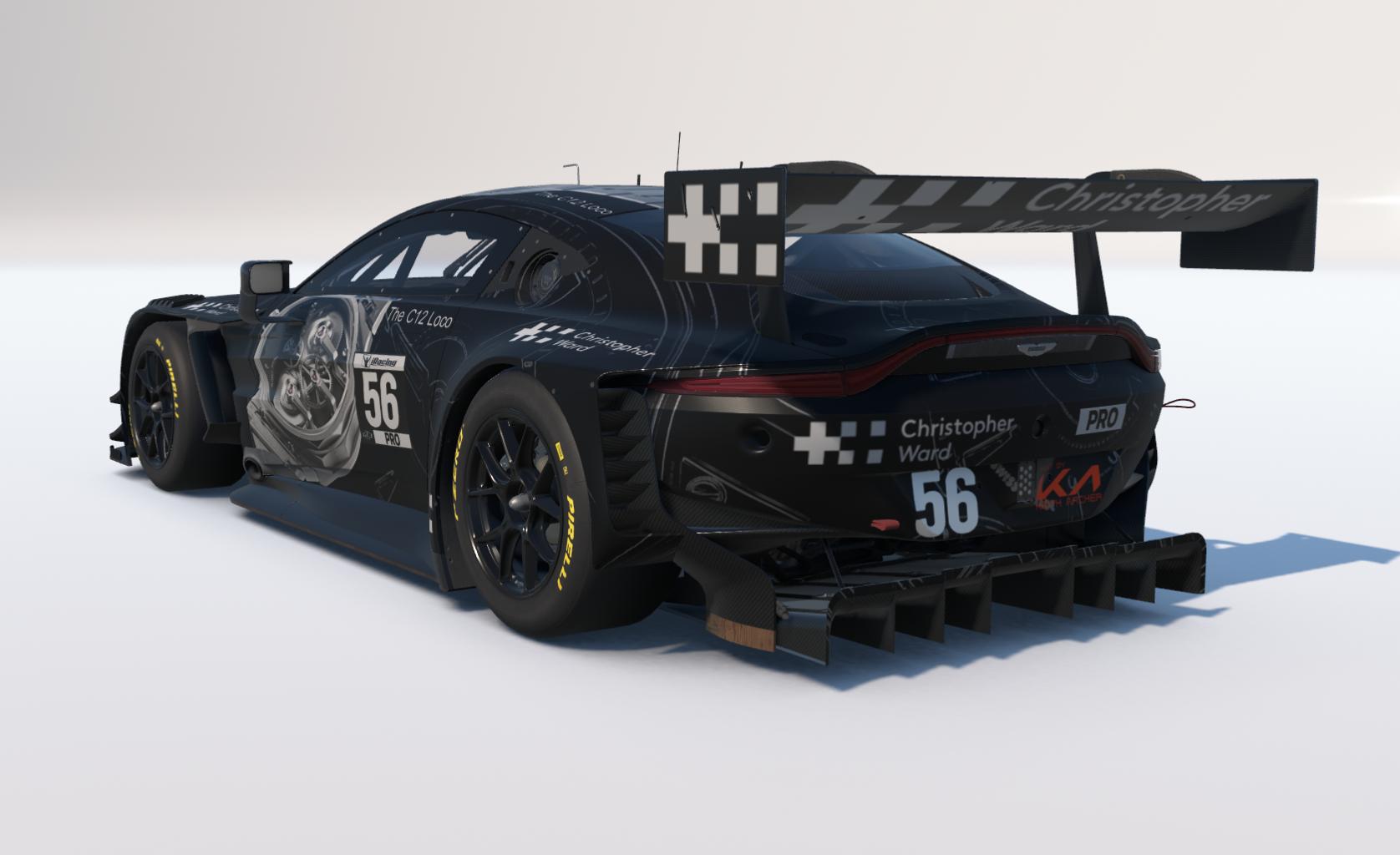 Preview of Christopher Ward C12 Loco Promotional concept AMR Vantage GT3 EVO by Keith Archer