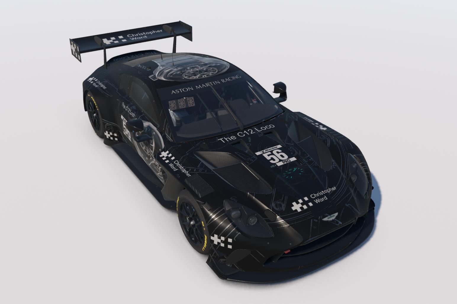 Preview of Christopher Ward C12 Loco Promotional concept AMR Vantage GT3 EVO by Keith Archer