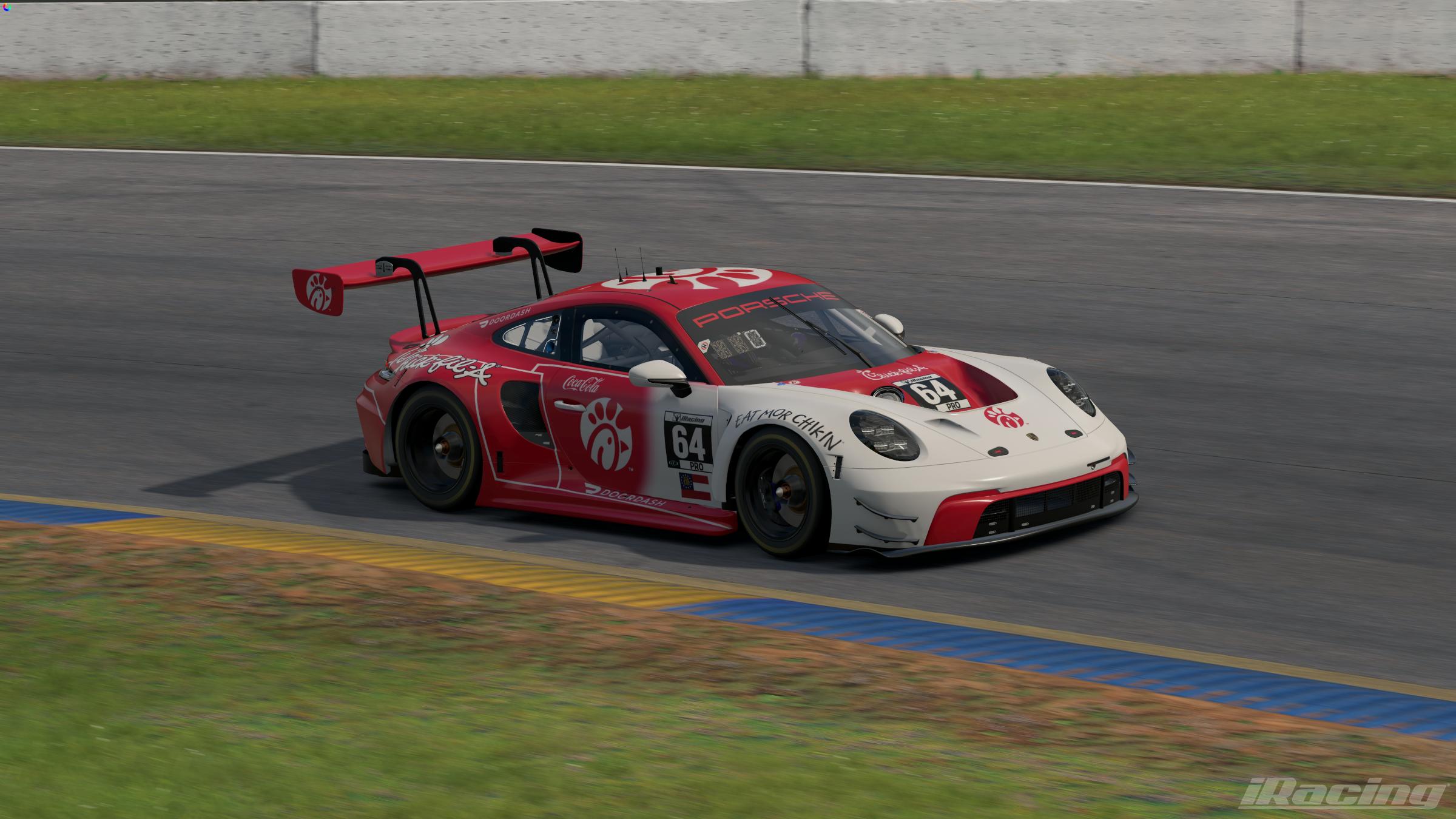 Preview of Fictional Chick-fil-A Porsche 911 GT3 R — “Eat Mor Chikin” GTD Pro by Miles Bagley