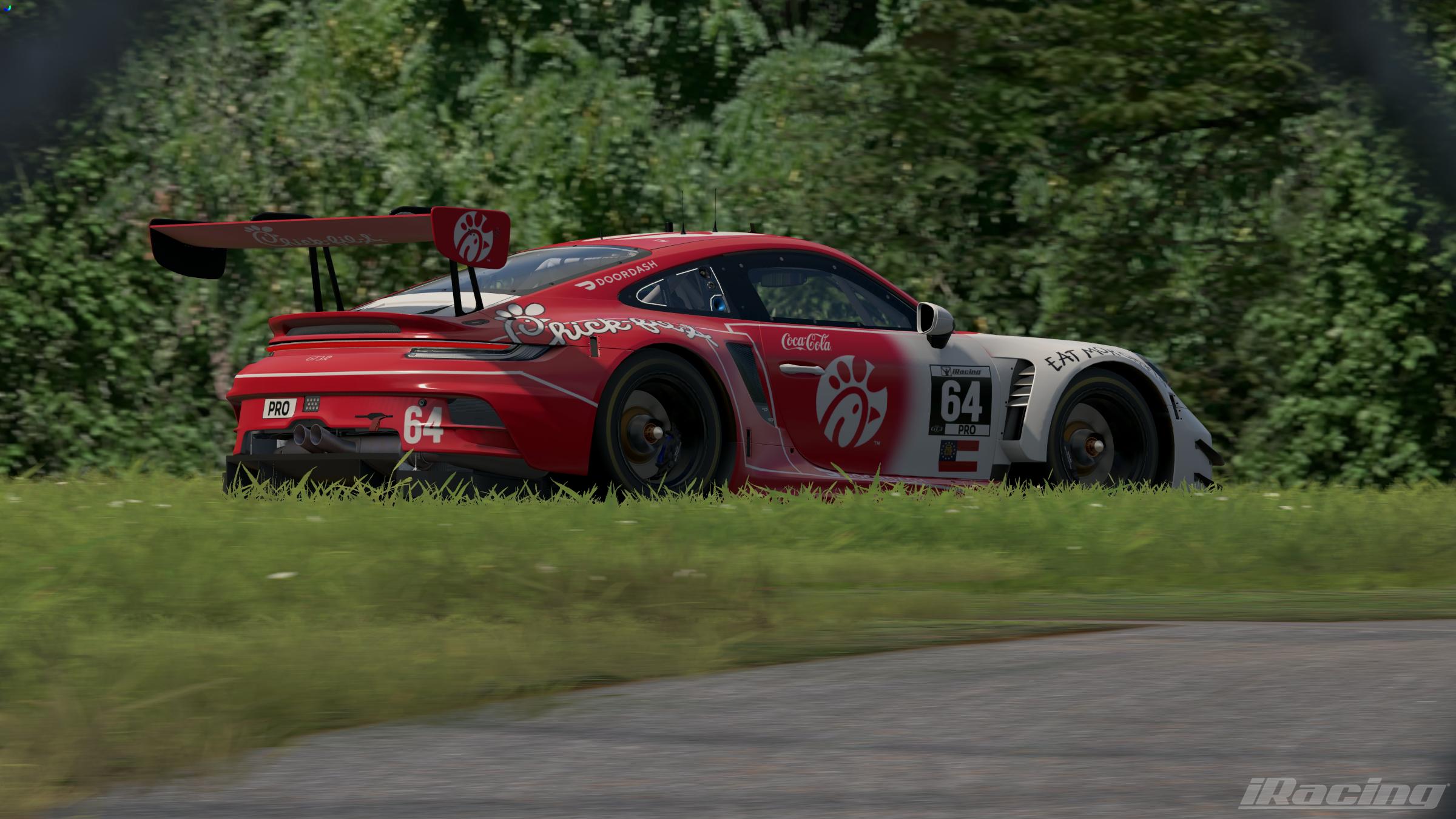 Preview of Fictional Chick-fil-A Porsche 911 GT3 R — “Eat Mor Chikin” GTD Pro by Miles Bagley