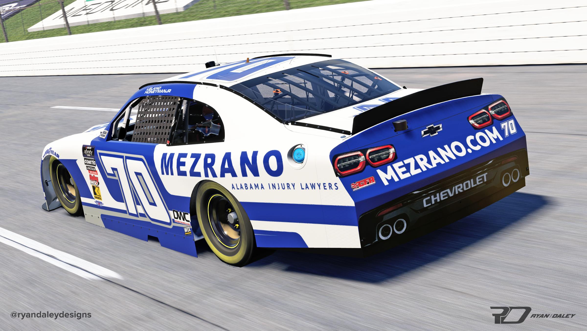 Preview of Official 2025 #70 Leland Honeyman Jr. Mezrano With Numbers by Ryan Daley