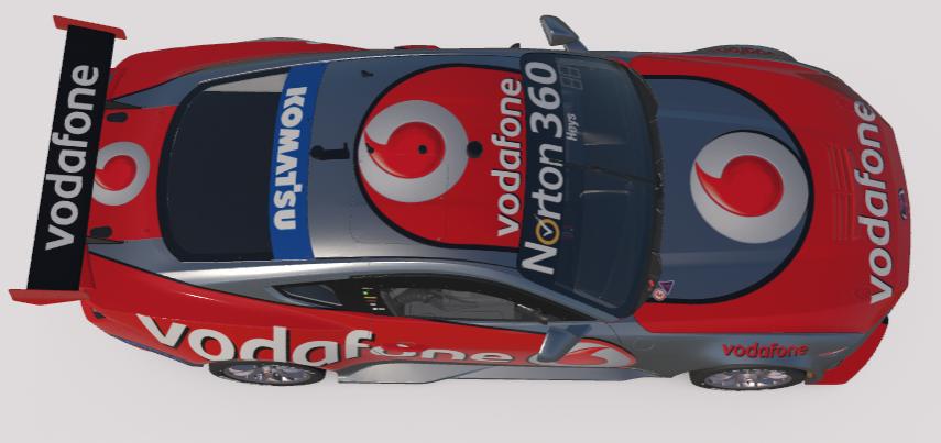 Preview of (Retro) Team Vodafone Triple Eight Race Engineering - 2009 - Driven by:- Jamie Whincup #1 by Brad Heys
