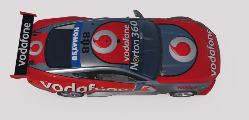 Preview of (Retro) Team Vodafone Triple Eight Race Engineering - 2009 - Driven by:- Craig Lowndes #888 by Brad Heys