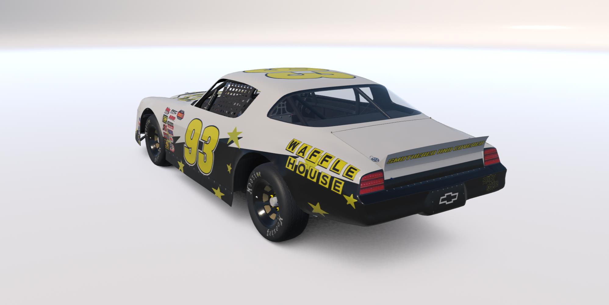 Preview of Waffle House All Star Livery for Street Stock Panther by Clyde Simmons