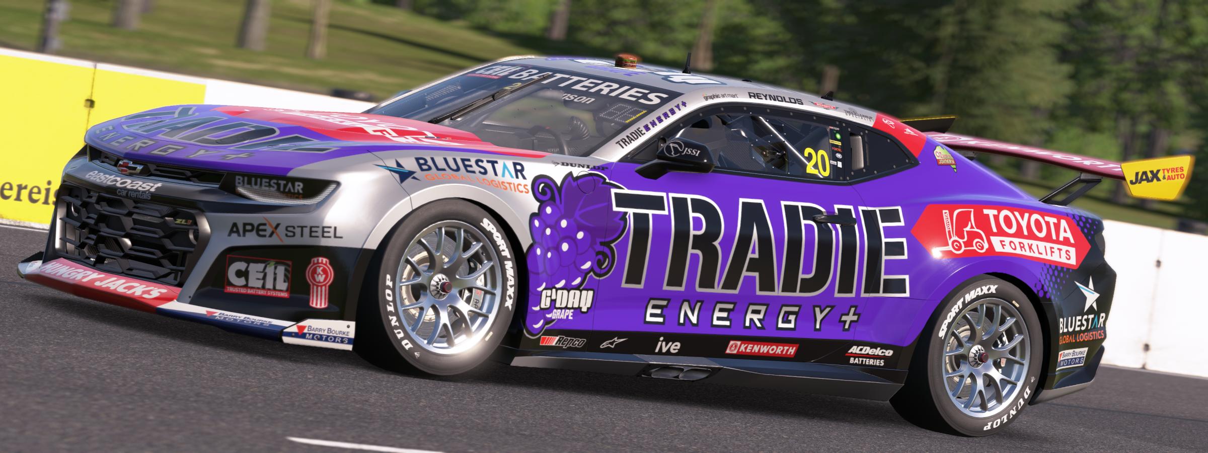 Preview of David Reynolds Team18 Tradie Energy Gday Grape by Mick J.