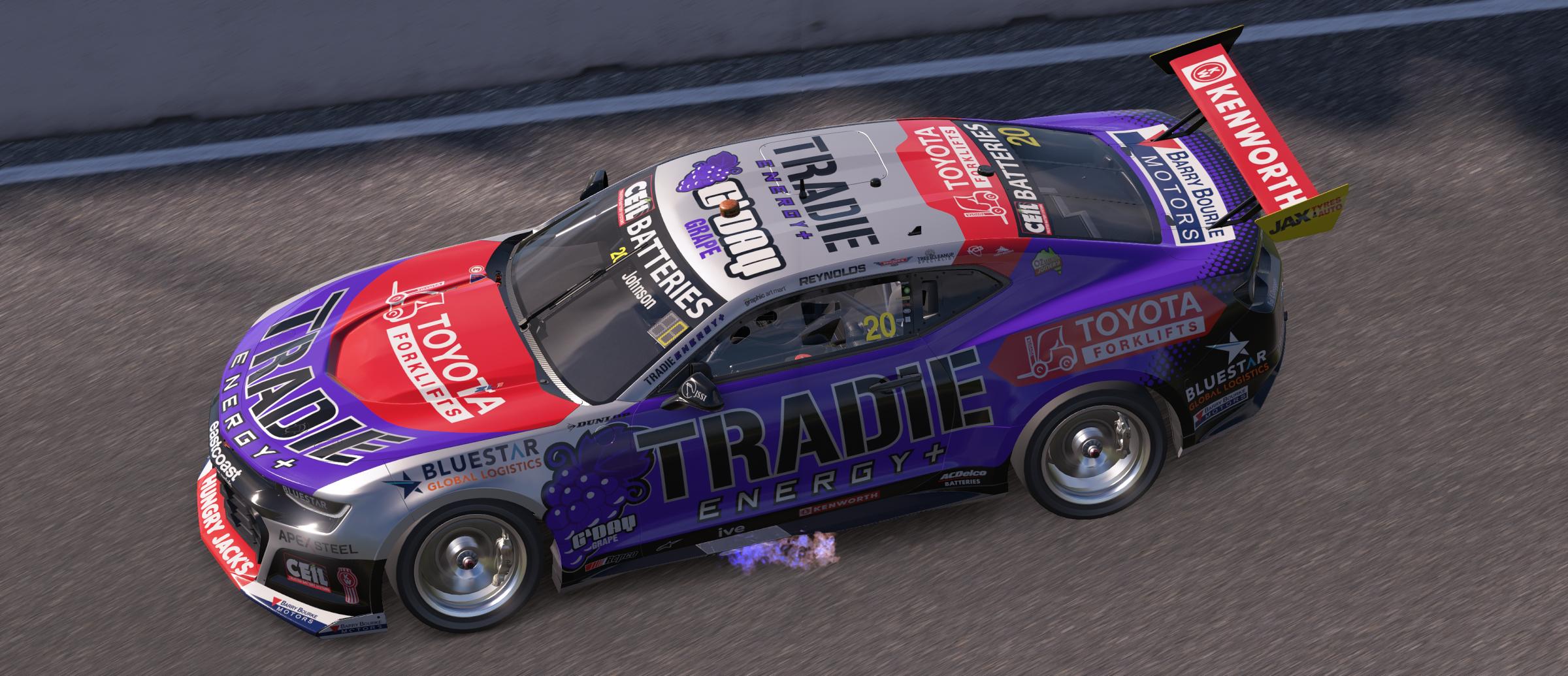 Preview of David Reynolds Team18 Tradie Energy Gday Grape by Mick J.