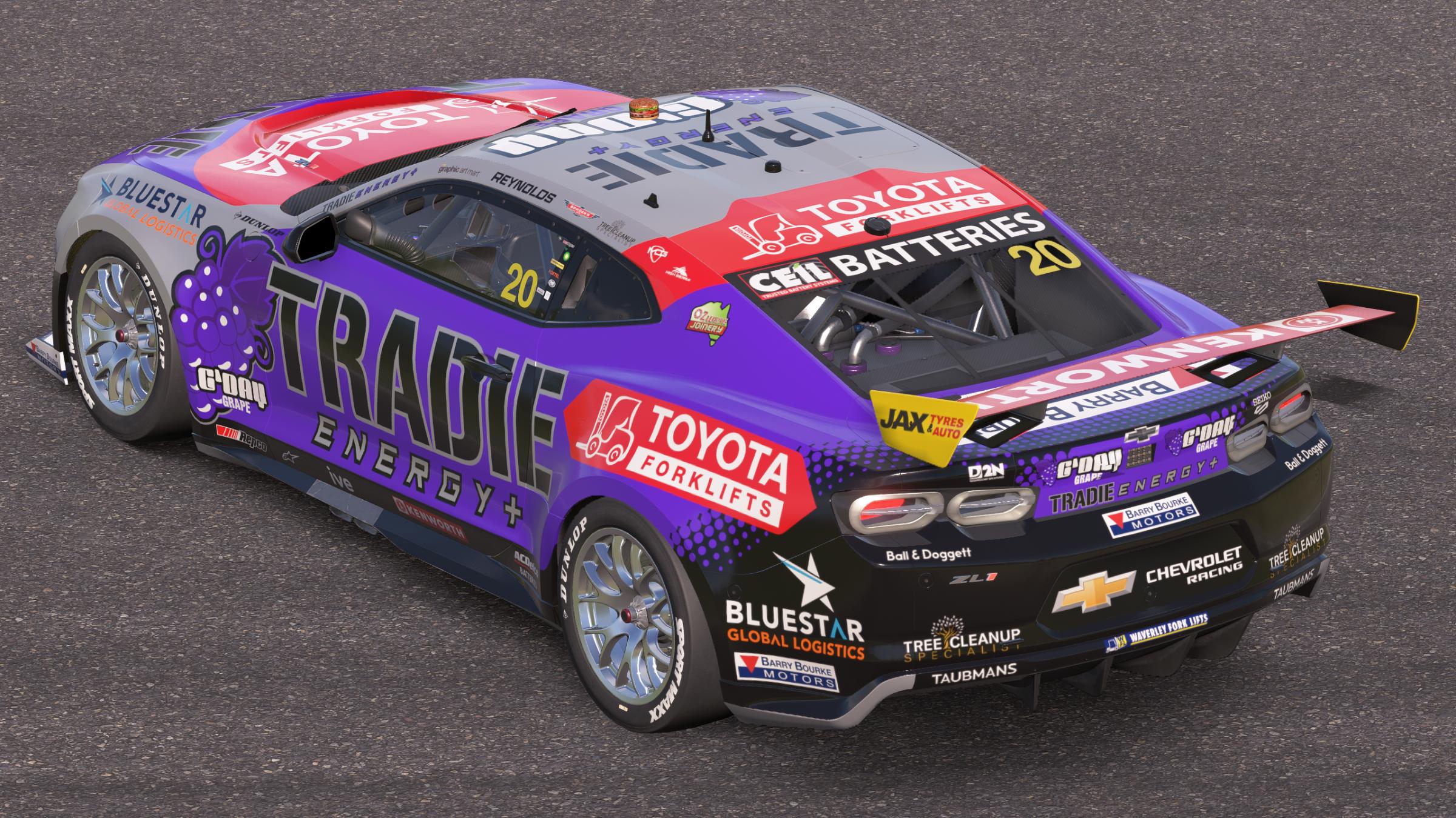 Preview of David Reynolds Team18 Tradie Energy Gday Grape by Mick J.