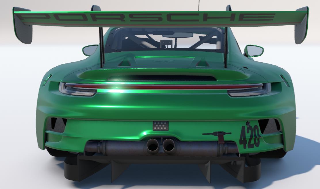 Preview of Isle of Man Green Dekra Porsche 992r GT3 by Todd Schwarz