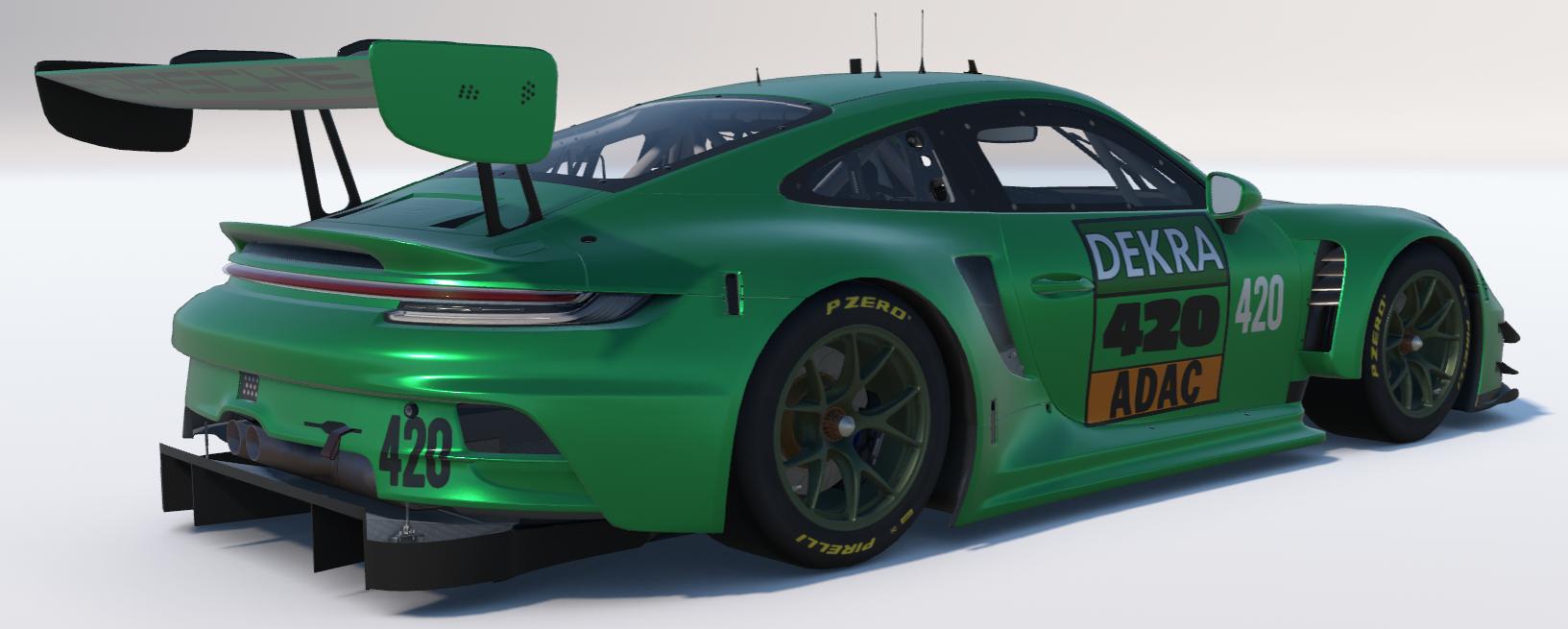Preview of Isle of Man Green Dekra Porsche 992r GT3 by Todd Schwarz