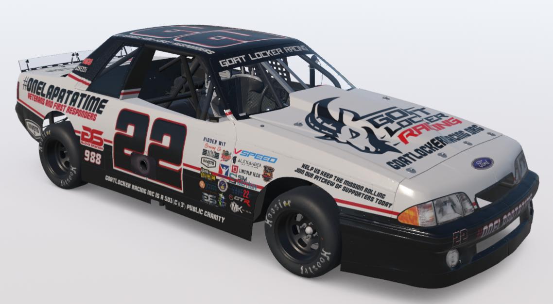 Goat Locker Racing Mini Stock – Racing for Our Warriors #ONELAPATATIME ...