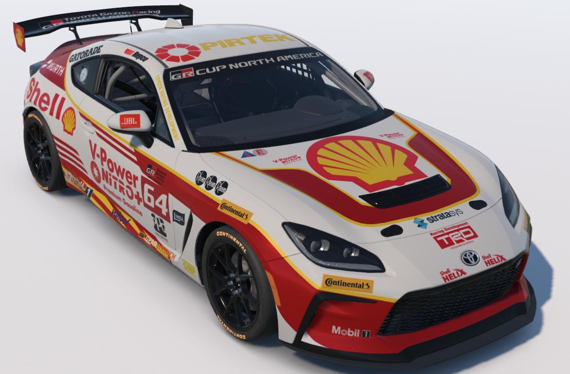 Shell Racing Toyota Shell Oil Company Toyota GR86 by Ronald Lawson2 - Trading Paints