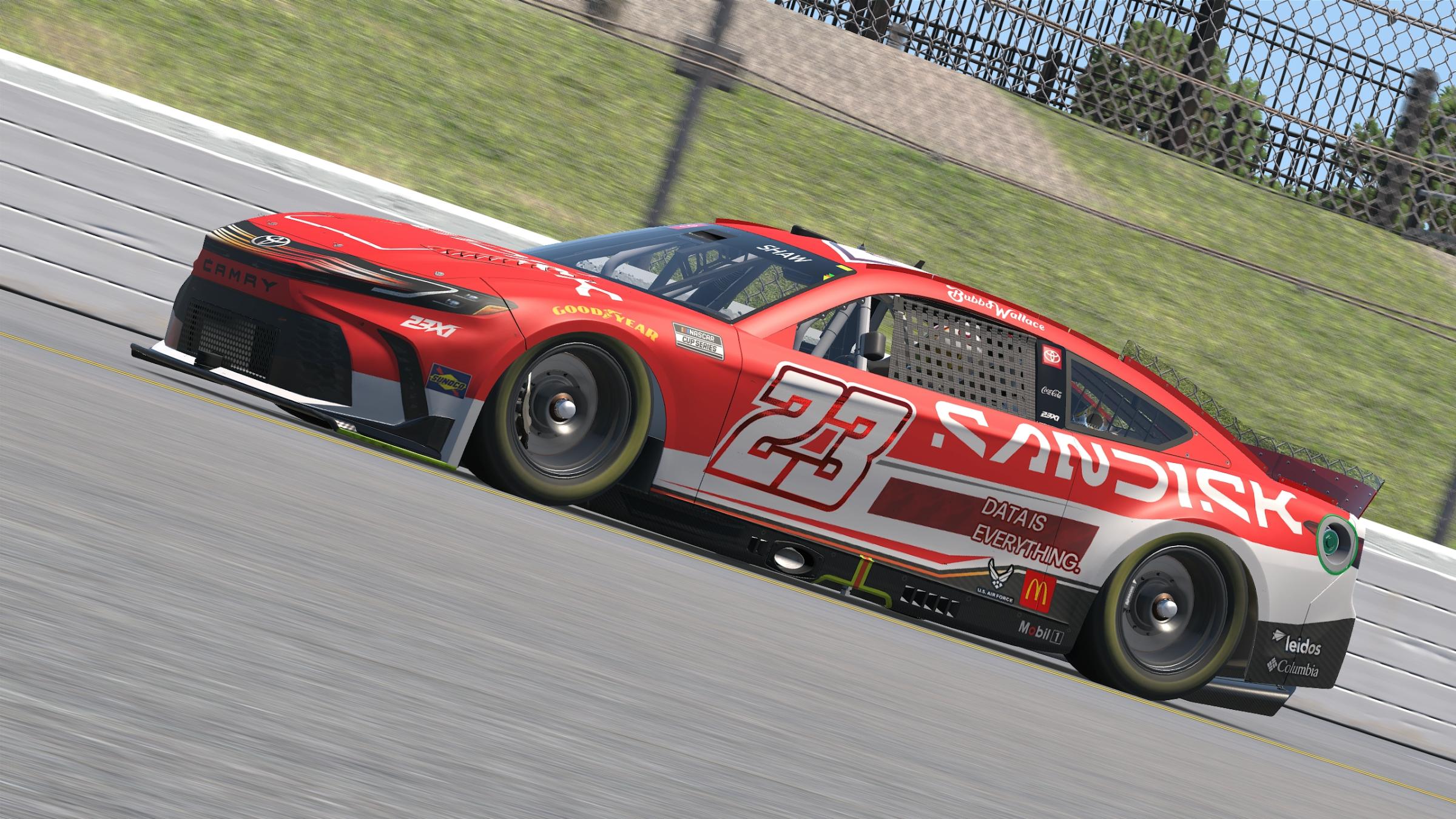 Preview of Bubba Wallace Sandisk Custom # by Tyler Shaw3