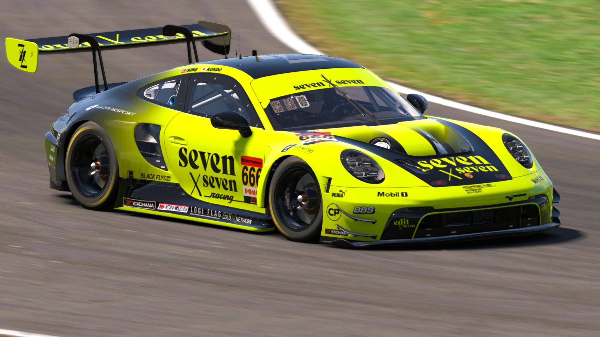 Preview of seven x seven Porsche GT3R 2025 by Takeshi Ito
