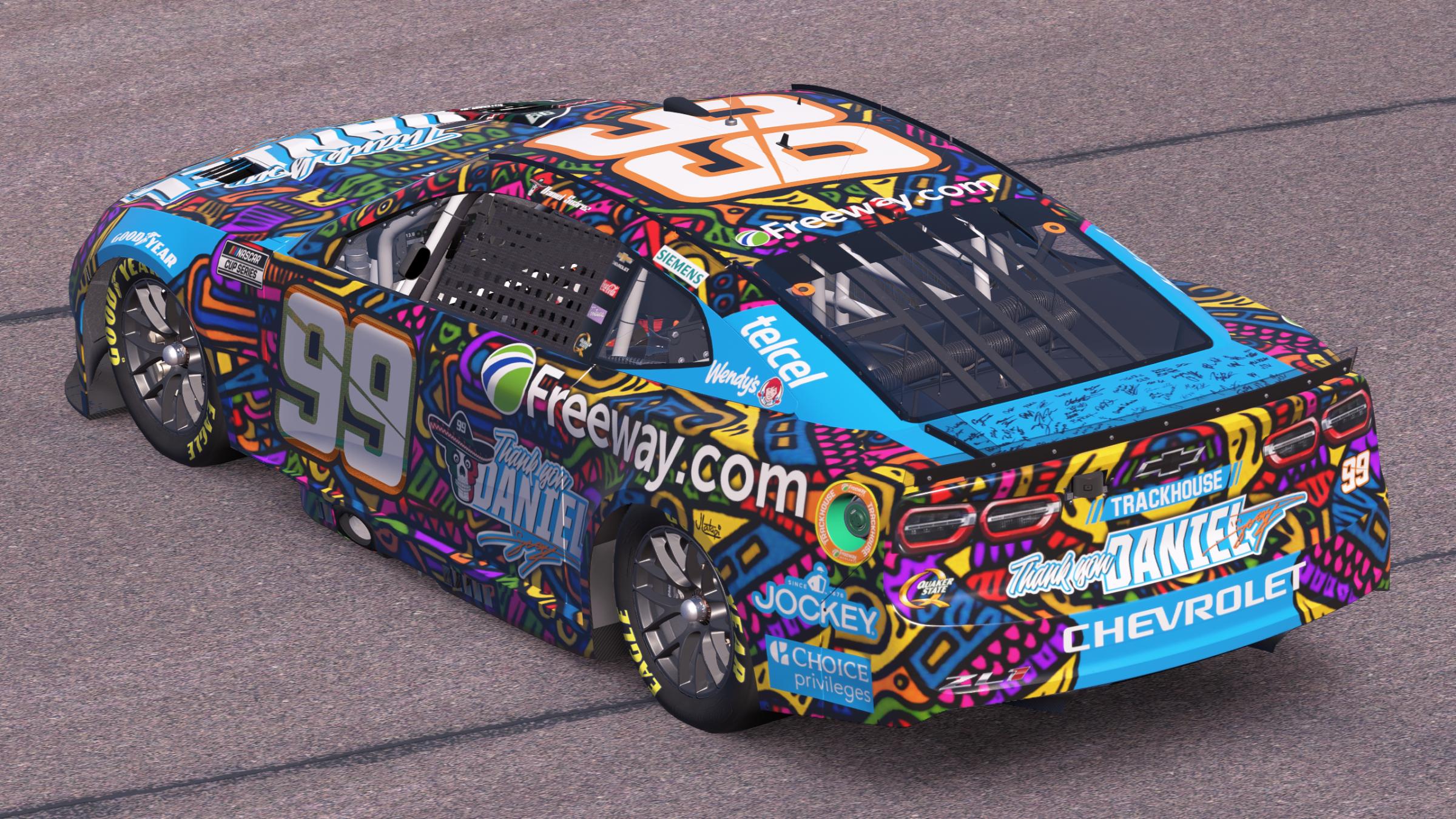 Preview of Daniel Suárez Trackhouse Racing Freeway Thank You Daniel by Mick J.