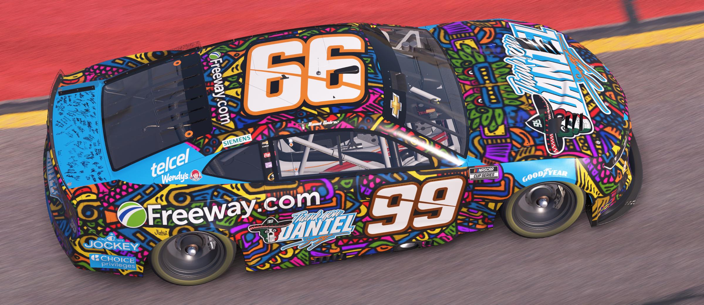 Preview of Daniel Suárez Trackhouse Racing Freeway Thank You Daniel by Mick J.