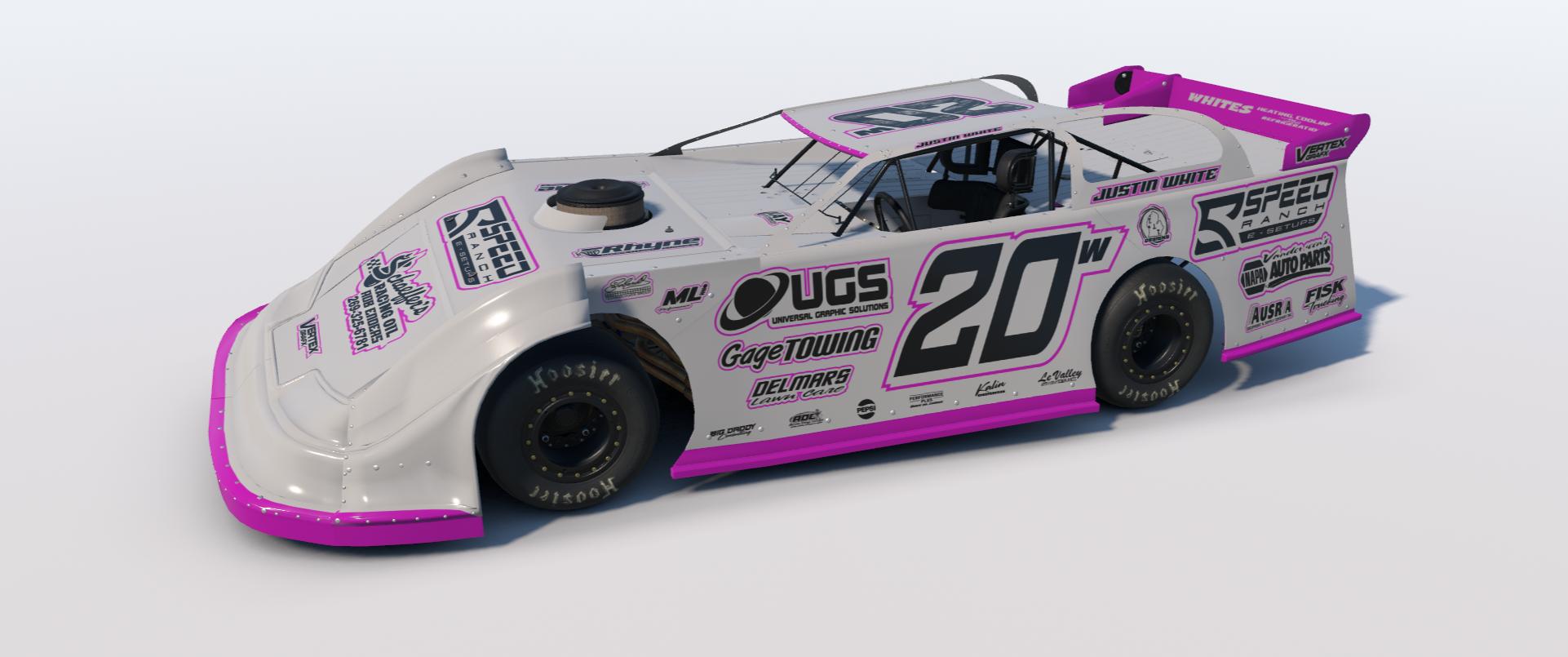 Preview of Justin White Dirt Late Model Pink by Tyler Bowman4