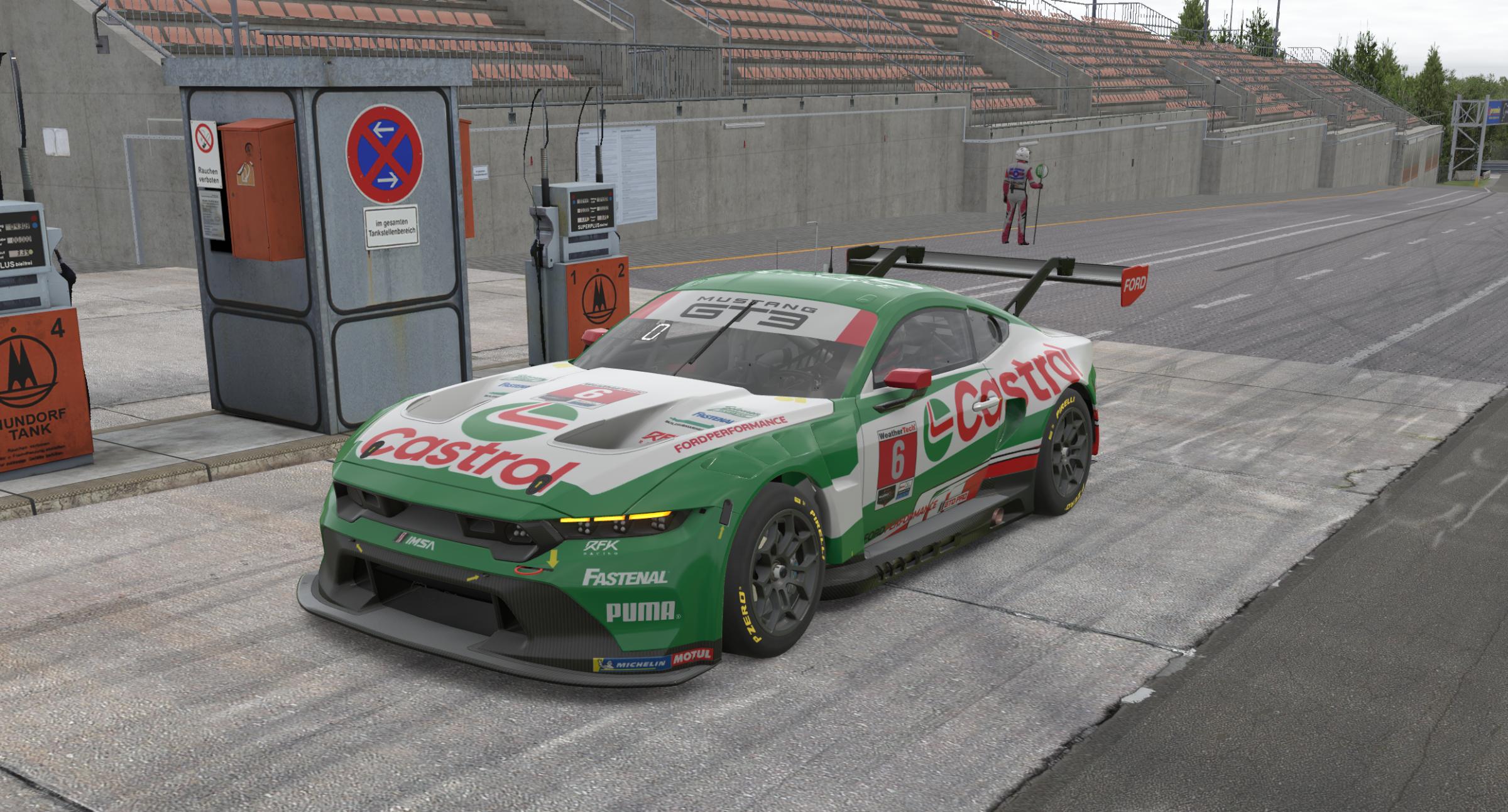 Preview of RFK Racing Ford Mustang GT Castrol Fictional by Joseph R Davis