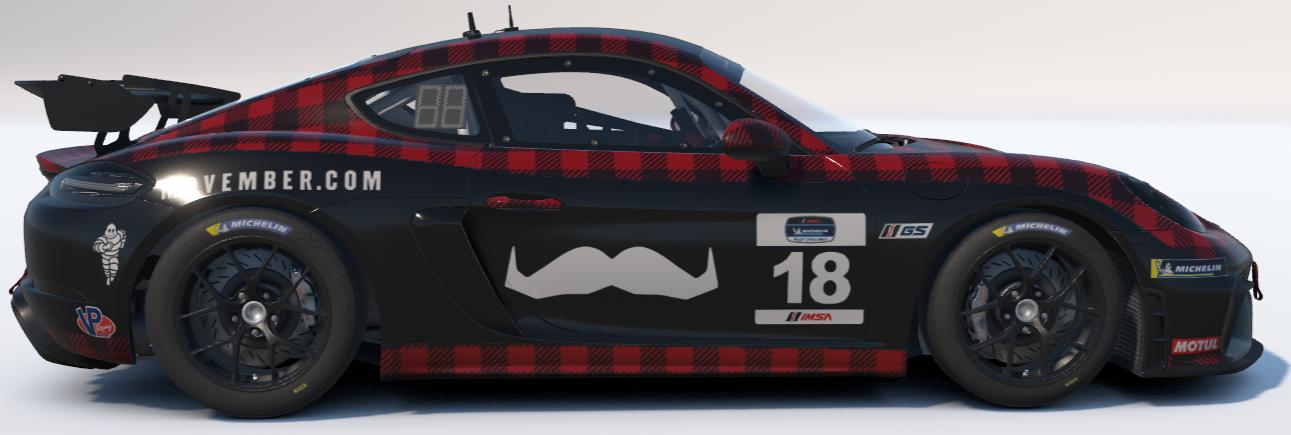 Preview of Movember.com Porsche 718 GT4 - Matt DeRocco by Marshall Crocker Jr