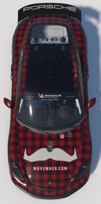 Preview of Movember.com Porsche 718 GT4 - Matt DeRocco by Marshall Crocker Jr