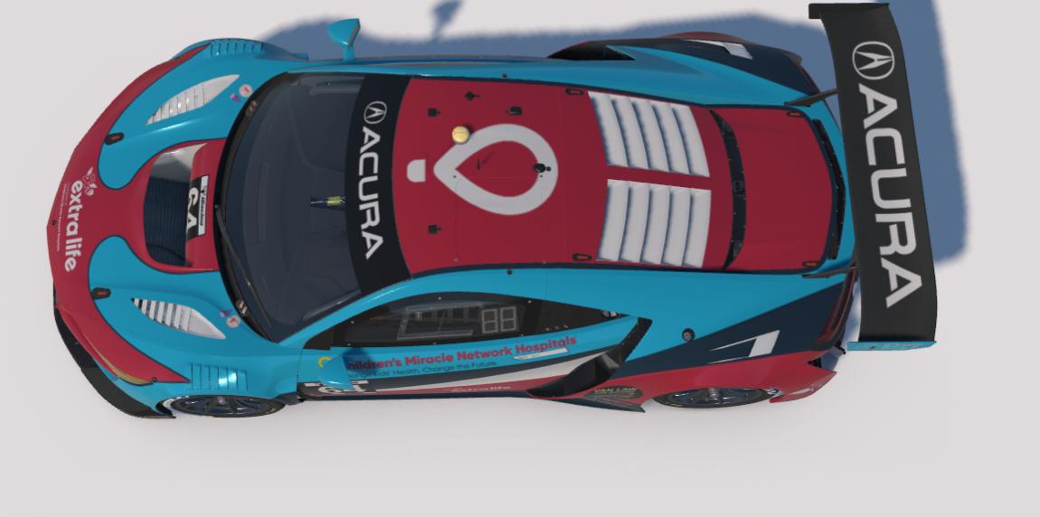 Preview of Childrens Miracle Network ExtraLife Acura GT3 by Aiden O'Neill
