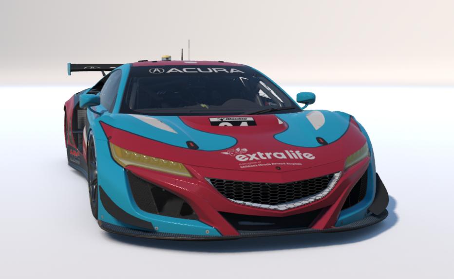 Preview of Childrens Miracle Network ExtraLife Acura GT3 by Aiden O'Neill