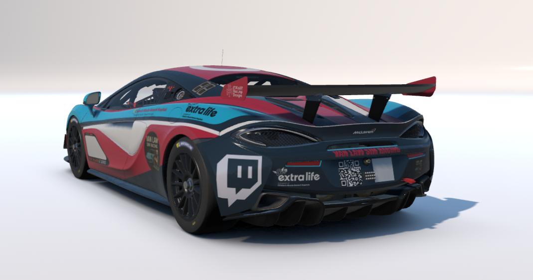 Preview of Childrens Miracle Network Hospitals ExtraLife McLaren GT4 by Aiden O'Neill